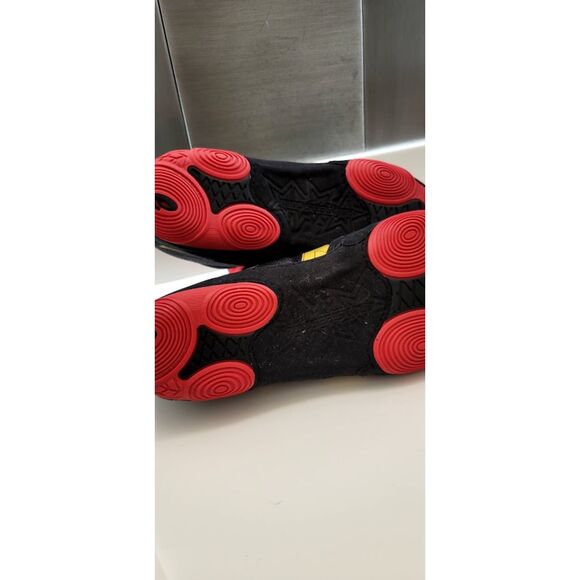 Asics Men's Wrestling Ring Sparring Red Yellow Black Sz 14 Elite JB V2 Shoes - Picture 8 of 12